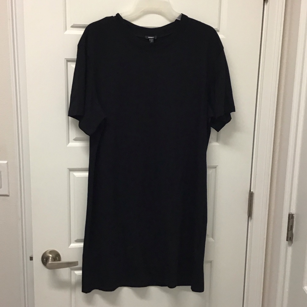 Express Black Midi Dress